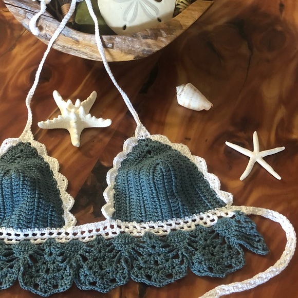 Isabella Handmade Crochet Bikini & Bralette - Picture 10 of 13